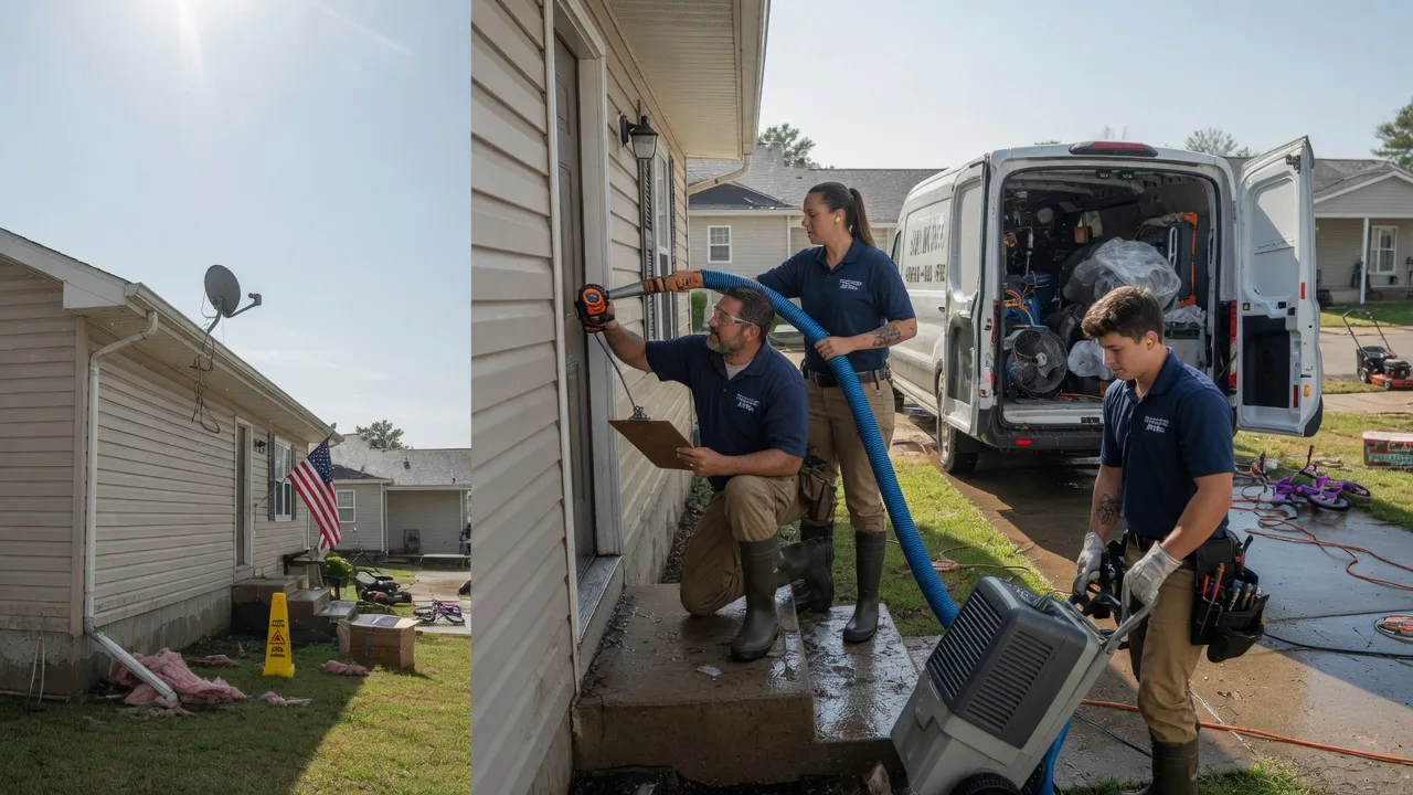Ceiling Water Damage Restoration in Red House, VA near me